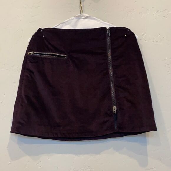 BlankNYC Suede Purple Mini Skirt - Picture 1 of 3